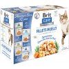 Brit Care Cat Kapsička pro kočky filety v želé MULTIPACK 4x3 ks, 1020 g