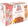 Brit Care Cat Kapsičky pro kočky MULTIPACK 4x3 ks, 12x85 g