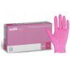 easyCARE  - nitrilové rukavice, bezpudr., vel. XS, S, M, L, (100ks), růžová, nesterilní
