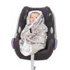 Deka do autosedačky Snugglebundl Hvězdičky + šedá (biobavlna)