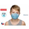 10x Český respirátor FFP2 vhodný pro děti - modrý (16,4 Kč/ks bez DPH)