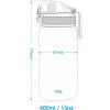 54975 ion8 leak proof nerezova lahev pink 400 ml