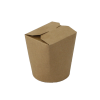 Papírový box EKO na nudle 450 ml kulaté dno kraft 50 ks