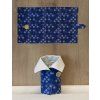 Wrap Up bavlněný obal na sklenice 20x32 cm
