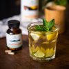 Tulsi med+heřmánek BIO, plech 100 g