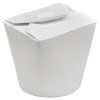 Papírový box na jídlo 900 ml bílý 50 ks