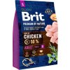 Brit Premium by Nature krmivo pro dospělé psy malých plemen s kuřetem, 3 kg