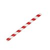 Papírové brčko Jumbo červeno-bílé proužky 8/150 mm ideal pack® bal/100 ks