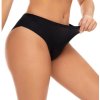 BODYLOK Menstruační kalhotky Rib-Heavy black - silná menstruace, NOC