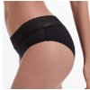 BODYLOK Menstruační kalhotky Krajka Hi-Waist černá - silná menstruace