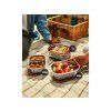 2571 black blum meal prep box set x3 3 different size boxes picnic