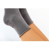 Matex Ponožky s jemným sevřením lemu "Roll-top", tm. šedá, vel. 31-32