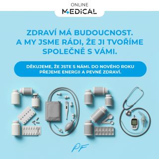 ✨ Děkujeme, že jste s námi! Přejeme vám pevné zdraví, pohodu a radost z každého dne. 💙 Váš tým OnlineMedical