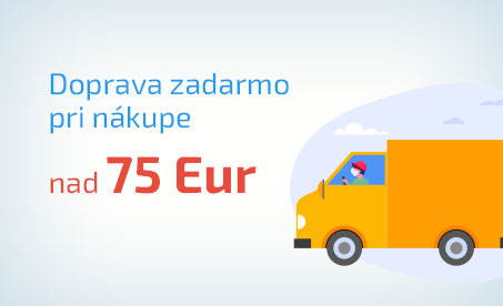 Doprava zadarmo pri nákupe nad 75 Eur