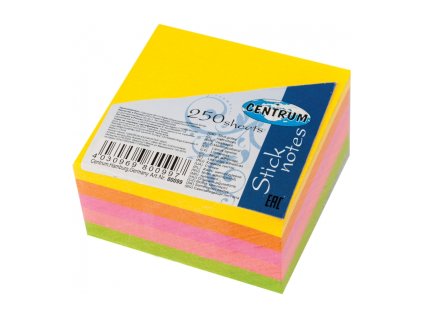 Samolepiace bločky neónové 51x51mm 5 farieb