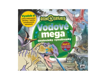 Maľovanka Mega vodová Dinosaury