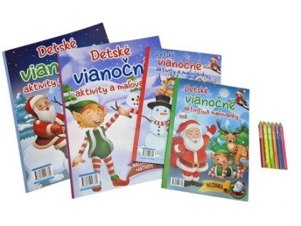 Detské vianočné aktivity 4zošit+farbičky