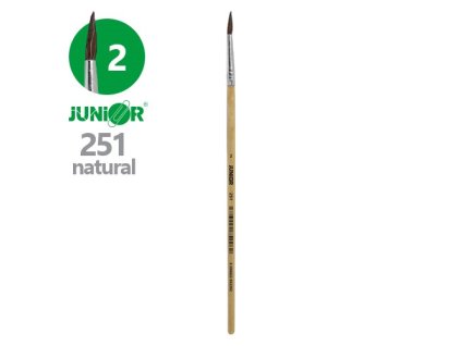 Štetec guľatý JUNIOR č.2 251Natural