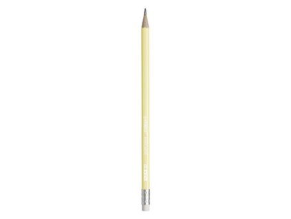 4908/01- HB Ceruzka s gumou SWANO PASTEL žltá