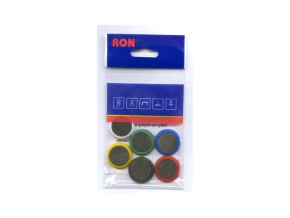 852/24 Magnety farebné 6ks RON