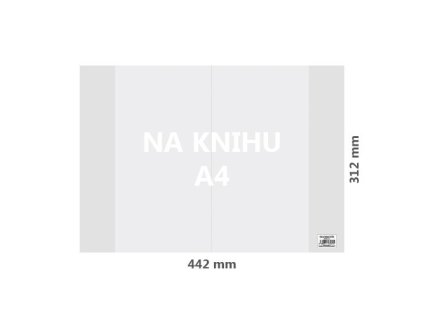 Obal na knihu A4 PVC 442x312mm