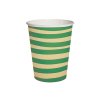 Papierový pohár 250ml zelený 10ks