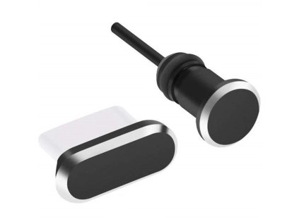 Protiprachové záslepky pro mobily (Barva Zlatá, konektor USB typu C)