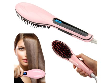 pol pl Szczotka do prostowania wlosow elektryczna lcd 1108 2