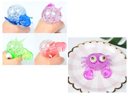 21517 antistresova hracka krab squish hrozen 8x7 cm mix barev 1 ks