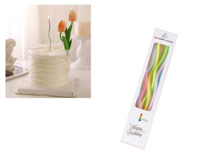 30694 b vlnite dlouhe dortove svicky 12 5 cm pastelova mix barev sada 6 ks v baleni