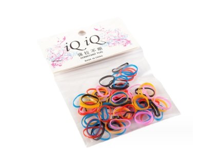 26476 barevne gumicky do vlasu 2 cm cca 50 ks v baleni