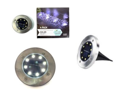 104986 kulata solarni lucerna 8 led 14x12 cm