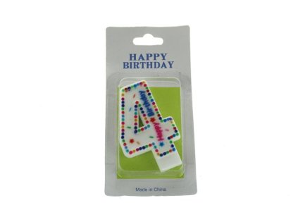 29314 kr dortova svicka cislo 7cm 4 1 ks