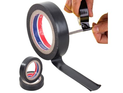 pol pl Mocna tasma izolacyjna pcv czarna wodoodporna 18m 3178 11