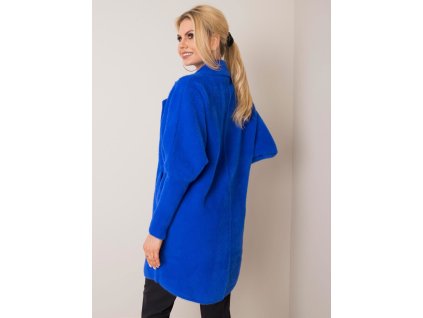 Cobalt mantle alpaca Nora (Barva cobalt, Velikost ONE SIZE)