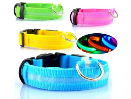 Svítící obojek pro psy Luna