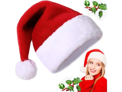 cze pl Santovska cepice s bambuli nadychana cervena 4787 1