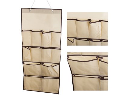 Organizér na šperky šatní doplňky materiál (Velikost univerzální)