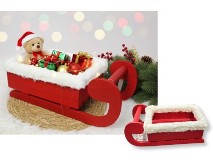 dekoracja swiateczna sanie d 113641
