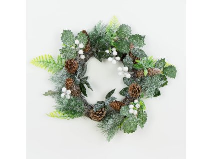 wianek swiateczny z szyszkam 113443