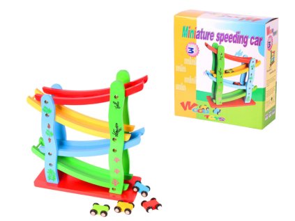 zabawka drewniana zjezdzalnia 90850