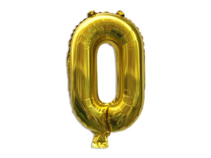 balon foliowy zlota cyfra 0 8 80682