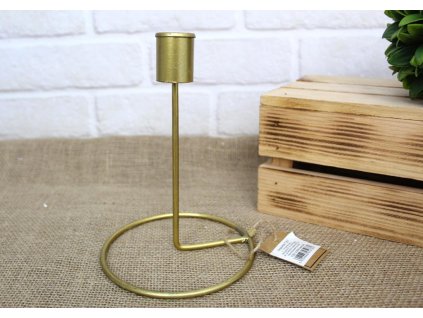 swiecznik metalowy 18x13 cm z 86030