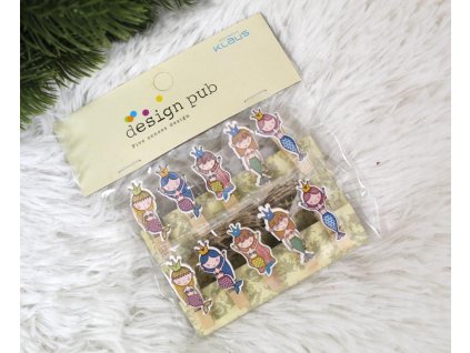 klamerki klipsy ozdobne syren 91790