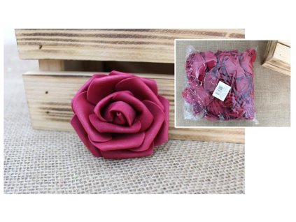 glowka kwiatowa piankowa roza 82895