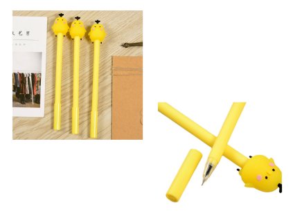 dlugopis zelowy czarny wklad 71430