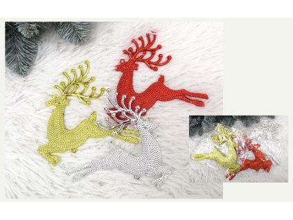 pl renifer plastik zloty sreb 91119