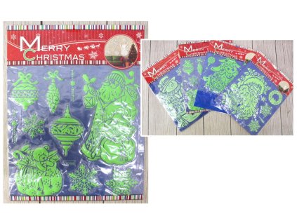 naklejki swiateczne fluoresce 78142