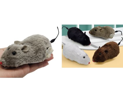 zabawka mysz nakrecana 15 cm 74253