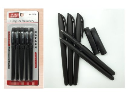 dlugopisy zelowe z czarnym wk 75500